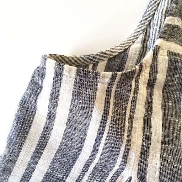 Madewell - Striped Cotton Trapeze Tank - Size 2 - Picture 7 of 8